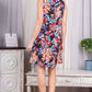 HEIMISH Full Size Floral V-Neck Mini Tank Dress