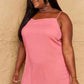 NINEXIS SAW YOU FIRST Sexy Pink Tank Mini Dress