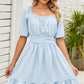 X & D Chic Back-tie Ruffle Hem Sundress-up to 2XL