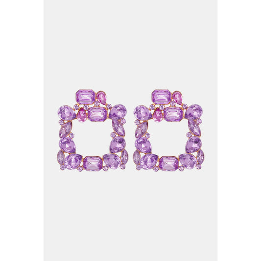 Geometrical Shape Zinc Alloy Dangle Earrings