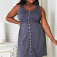 DOUBLE TAKE Sleeveless Button Down Magic Dress