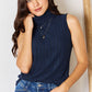 BASIC BAE Full Size Ribbed Turtleneck Tank