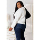 WOVEN RIGHT Contrast Button-Front V-Neck Cardigan