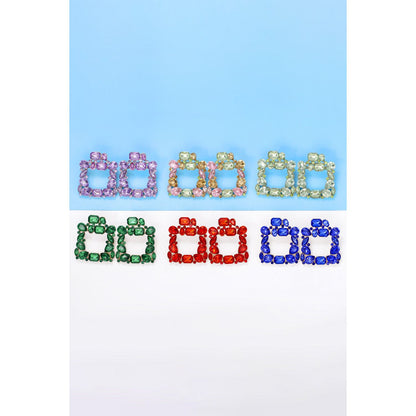 Geometrical Shape Zinc Alloy Dangle Earrings
