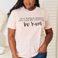 SIMPLY LOVE Slogan Graphic Cuffed T-Shirt