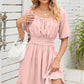 X & D Chic Back-tie Ruffle Hem Sundress-up to 2XL
