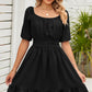 X & D Chic Back-tie Ruffle Hem Sundress-up to 2XL