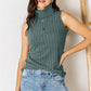 BASIC BAE Full Size Ribbed Turtleneck Tank