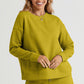 DOUBLE TAKE Full Size Texture Long Sleeve Top and Drawstring Shorts Set