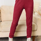 BASIC BAE Full Size Notched Long Sleeve Top and Pants Set