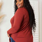 ZENANA Full Size Long Sleeve Round Neck Round Hem Top
