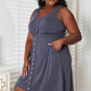 DOUBLE TAKE Sleeveless Button Down Magic Dress