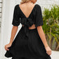 X & D Chic Back-tie Ruffle Hem Sundress-up to 2XL