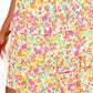 DOUBLE TAKE Smocked Sweetheart Neck Flounce Sleeve Mini Dress