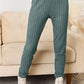 BASIC BAE Full Size Notched Long Sleeve Top and Pants Set
