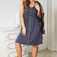 DOUBLE TAKE Sleeveless Button Down Magic Dress