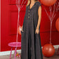 BiBi Checkered Cap Sleeve Wide Leg Jumpsuit with Pockets
