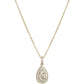 Collier Larme Baguette Zircon Cubique