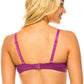2 Hook Back Closure Floral Lace Bra