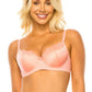 2 Hook Back Closure Floral Lace Bra
