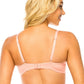 2 Hook Back Closure Floral Lace Bra