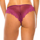 Sexy Purple Back Floral Lace Panty