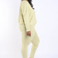 Plus Wrapped Back Top & Pants Set