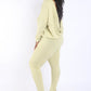 Plus Wrapped Back Top & Pants Set