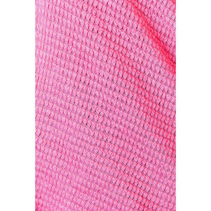 ZENANA Full Size Round Neck High-Low Slit Knit Top