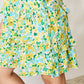 DOUBLE TAKE Smocked Scoop Neck Flounce Sleeve Mini Dress