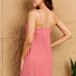 NINEXIS SAW YOU FIRST Sexy Pink Tank Mini Dress