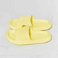 MMShoes Arms Around Me Open Toe Slide in Yellow