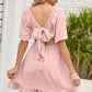 X & D Chic Back-tie Ruffle Hem Sundress-up to 2XL