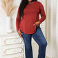 ZENANA Full Size Long Sleeve Round Neck Round Hem Top