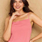 NINEXIS SAW YOU FIRST Sexy Pink Tank Mini Dress