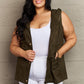 ZENANA More To Come Full Size Military Hooded Vest