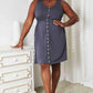 DOUBLE TAKE Sleeveless Button Down Magic Dress