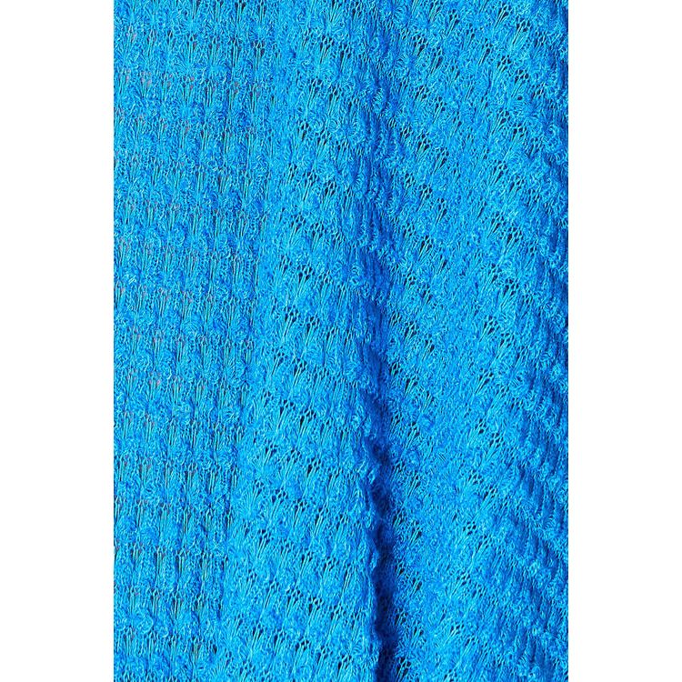 ZENANA Full Size Round Neck High-Low Slit Knit Top