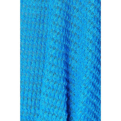 ZENANA Full Size Round Neck High-Low Slit Knit Top
