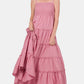 ZENANA Woven Smocked Tiered Cami Maxi Dress